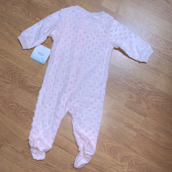 NWT Disney Baby - Winne the Pooh Sleep N Play Bodysuit/ Onesie (Pink) - Picture 8 of 9